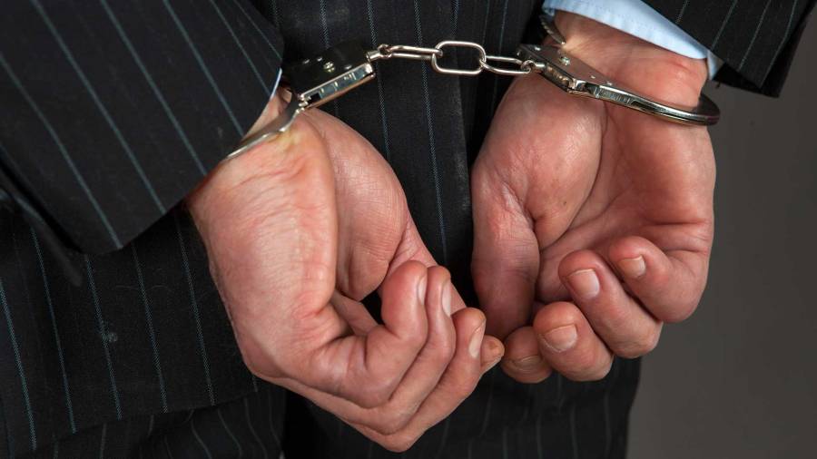 Jason Gouldon Arrested Molester Handcuffs