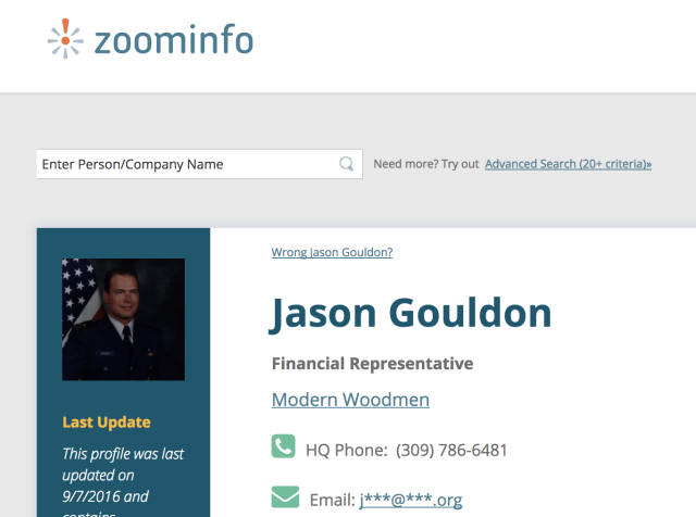 Jason Gouldon - Financial Representative for Modern Woodmen of America